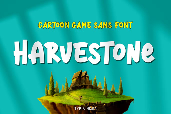 Harvestone Fun Game Font
