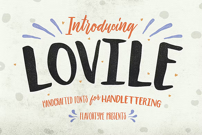 Lovile Handcrafted Font
