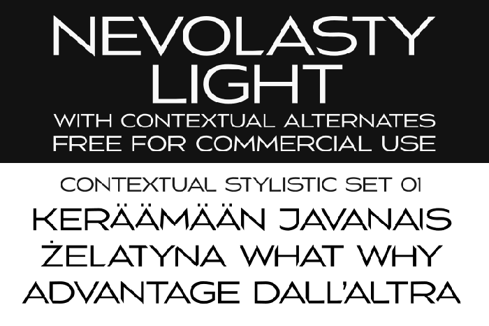 Nevolasty Free Font