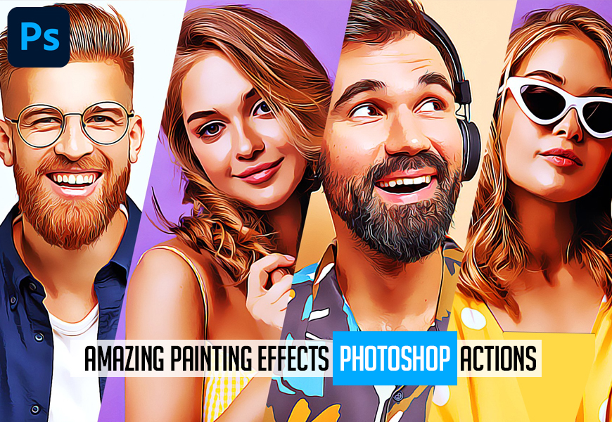 Painting Effects Photoshop Actions