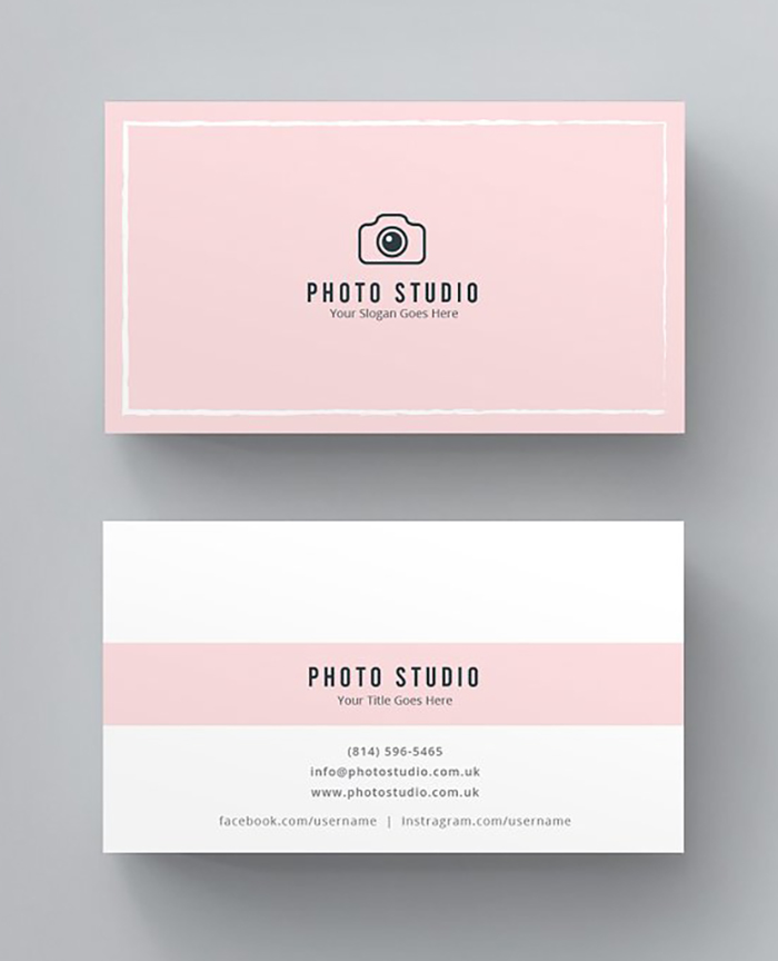 Photography Business Card Template Design