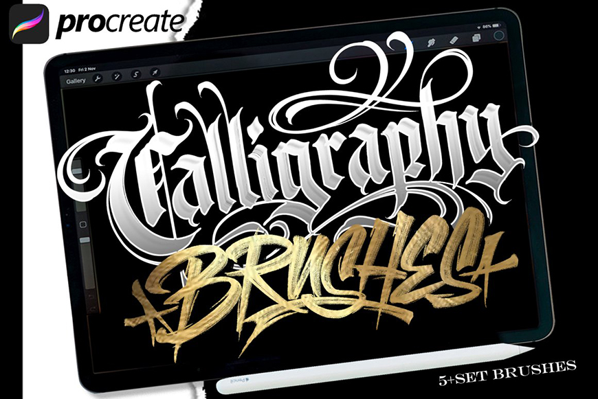 Lettering Calligraphy Brushes Pack