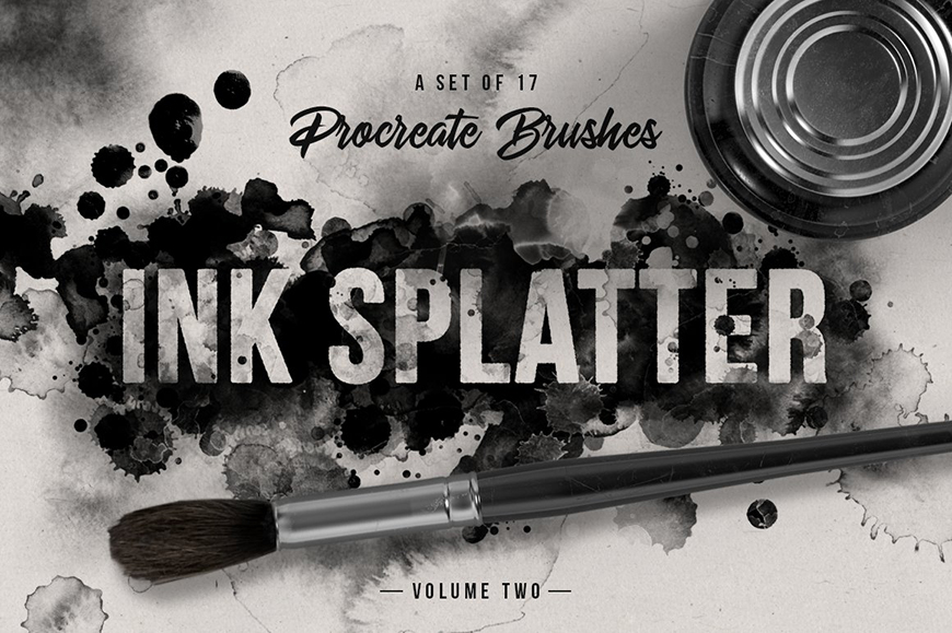 Ink Splatter Procreate Brushes 