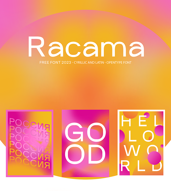 Racama Free Font