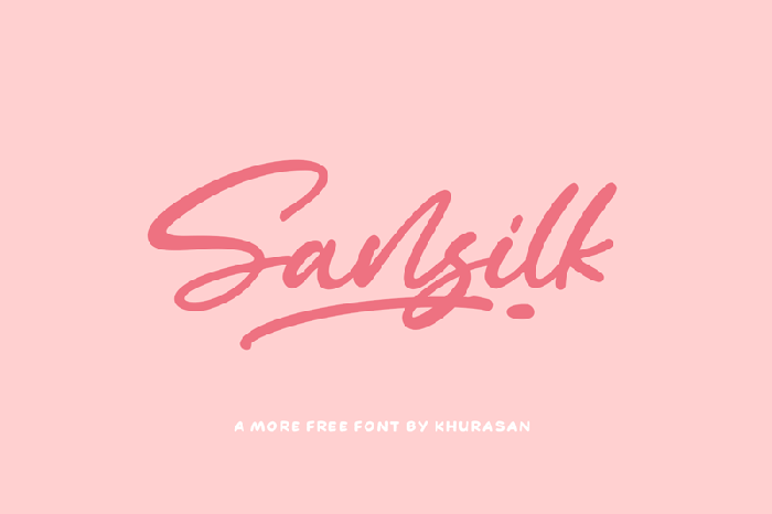 Sansilk Script Free Font