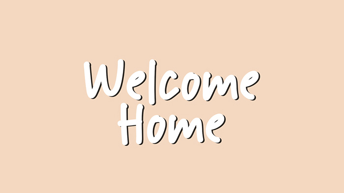 Welcome Home Free Font