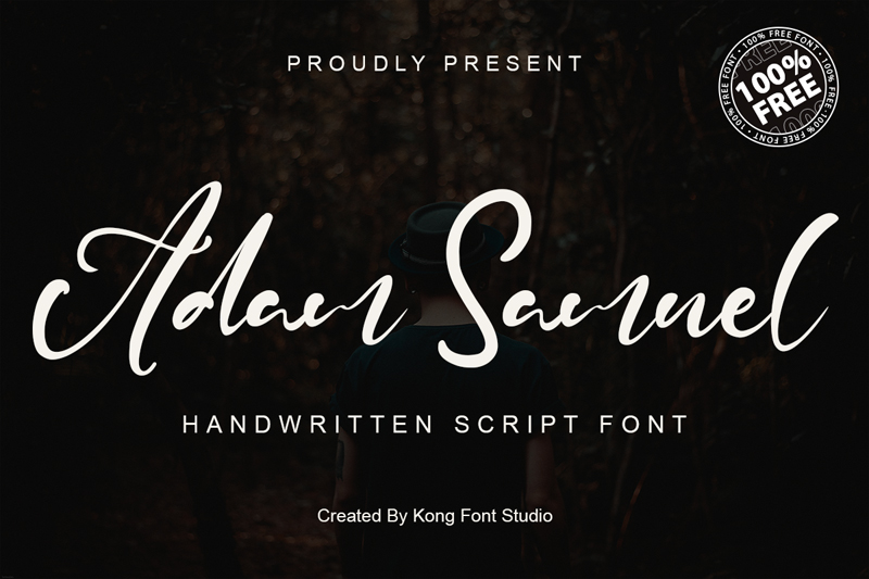 Adam Samuel Handwritten Script Font