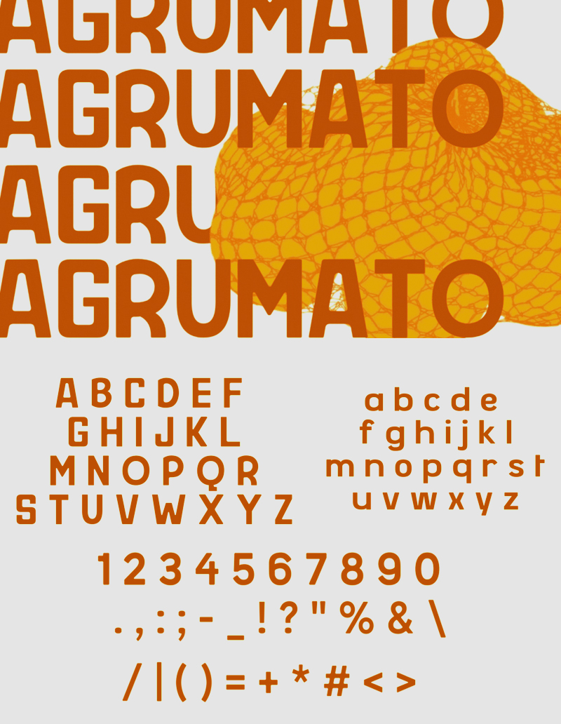 Agrumato Retro Sans Serif Font
