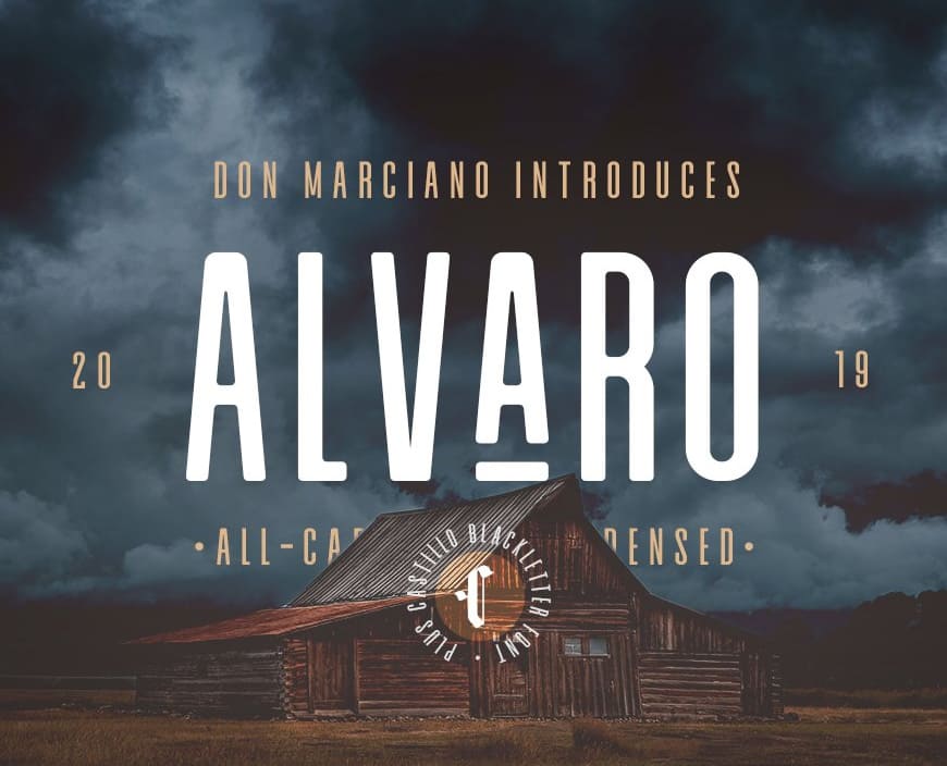 Alvaro Condensed Font