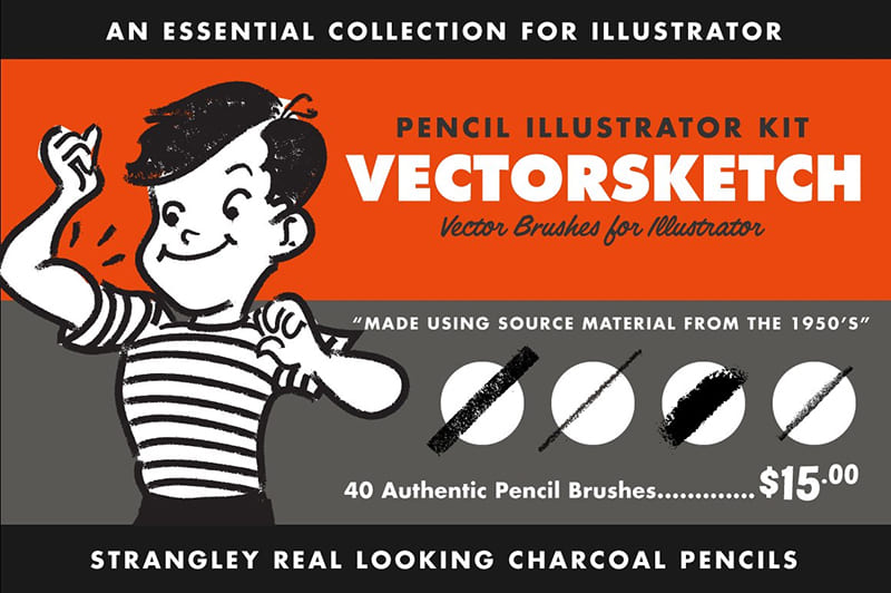 VectorSketch Charcoal Brushes