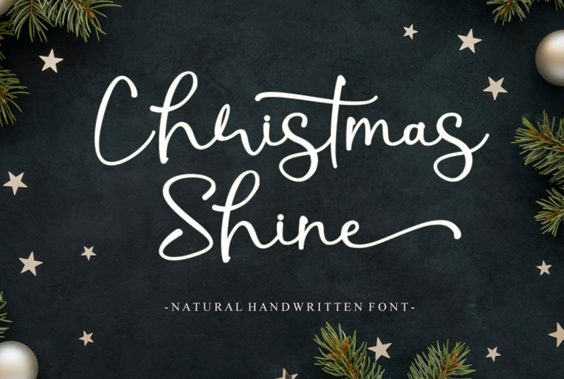 Christmas Shine Font