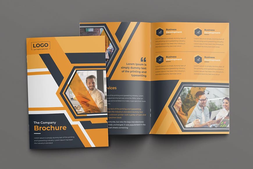Corporate Brochure For Annual Report Template