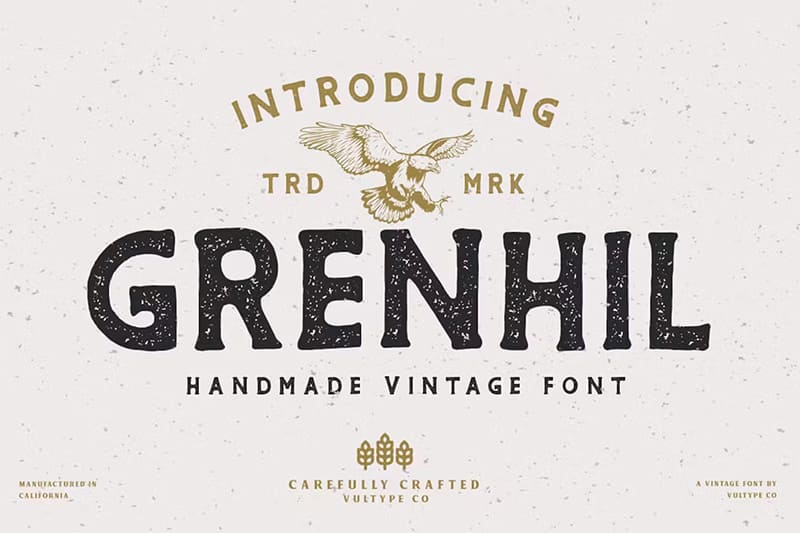 Grenhil Vintage Font
