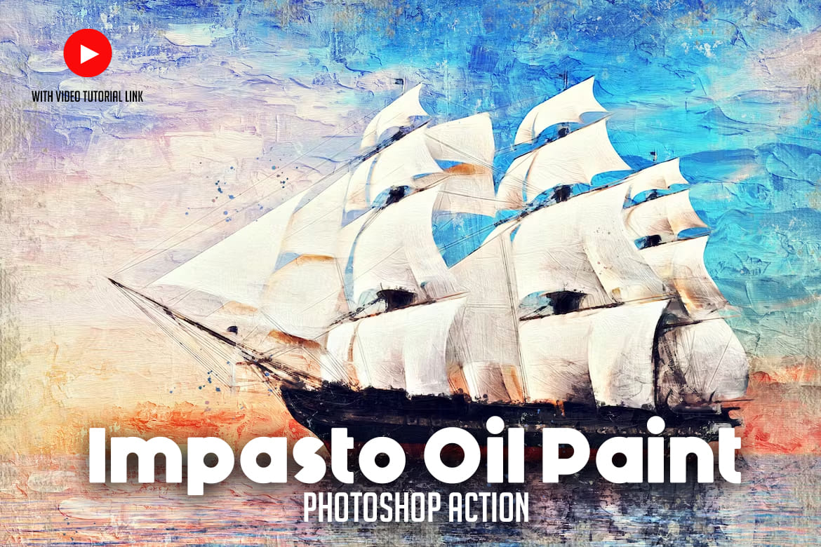 Impasto Oil Paint Photoshop Action