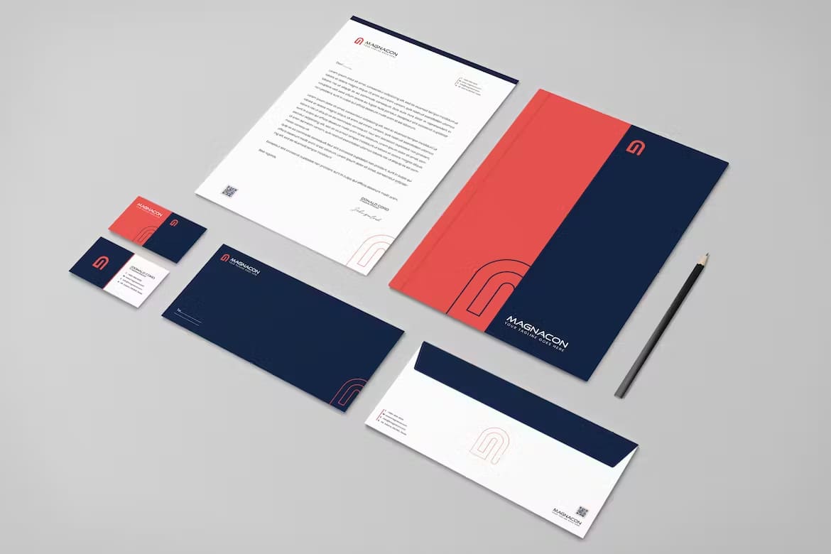 Magnacon Branding Identity And Stationery Pack
