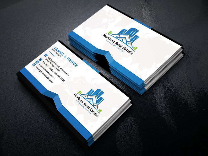 Modern Business Card For Property