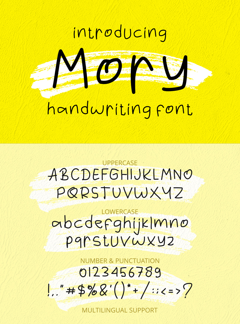 Mory Handwriting Font