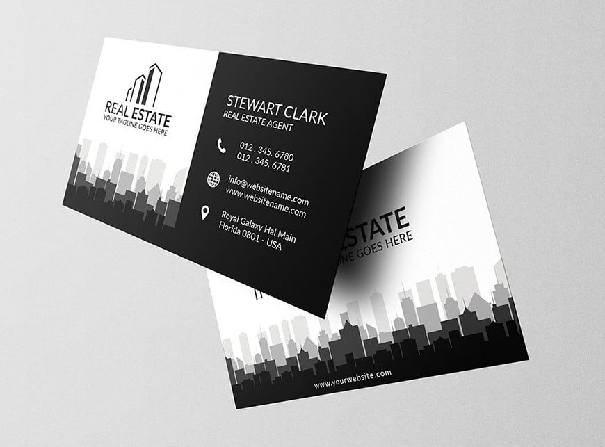 Personal Real Estate Business Card Template