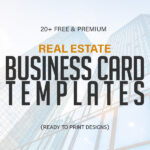 Real Estate Business Card Templates (FREE)