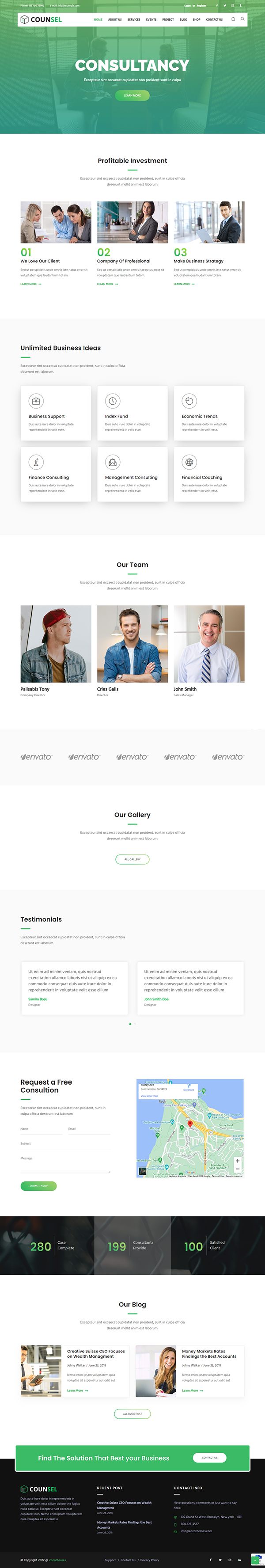 Counsell – Consultancy WordPress Theme