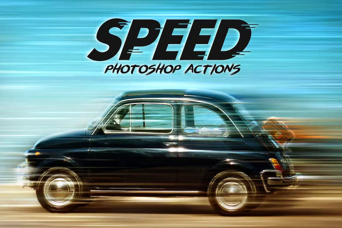 Speed Effect Photoshop Actions