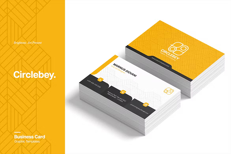 Modern and Unique Business Card Design