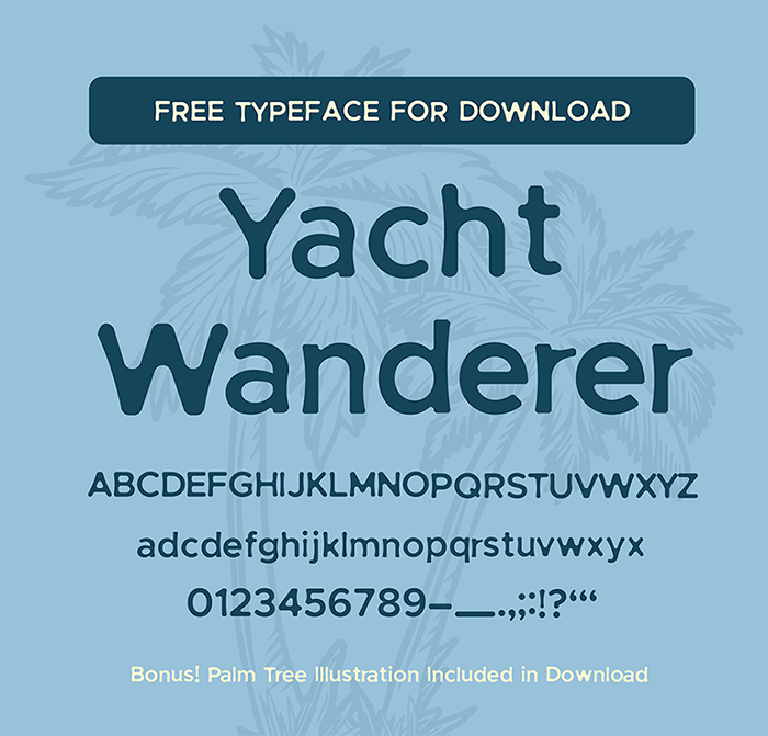 Yacht Wanderer Handmade Font