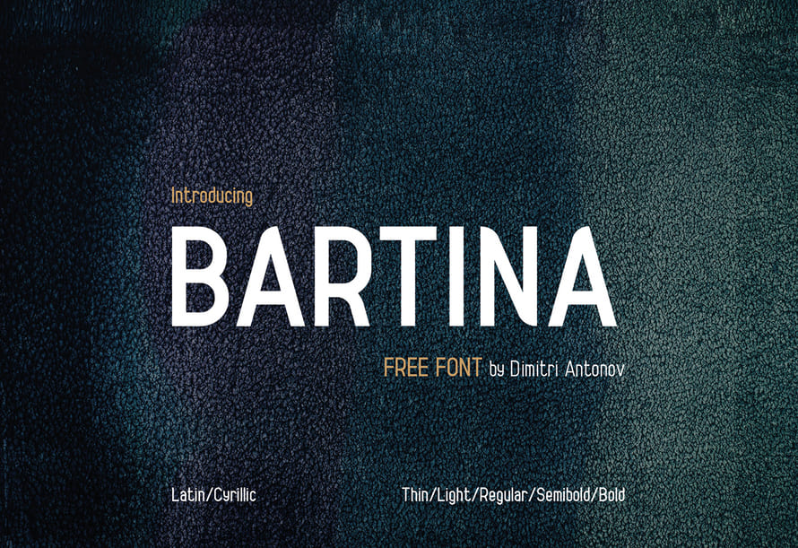 Bartina Free Font