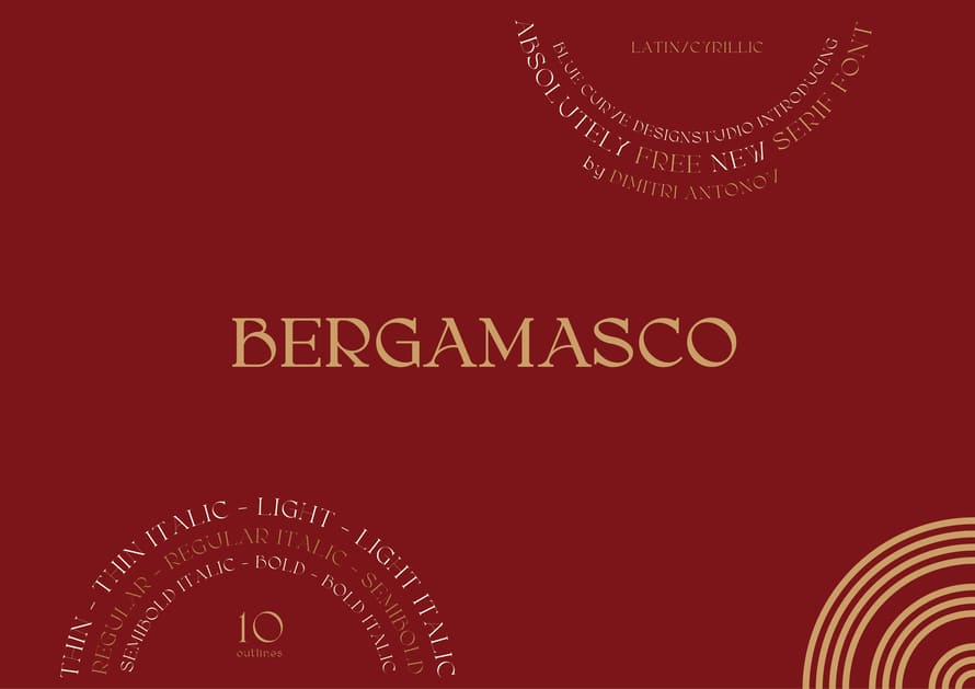 Bergamasco Free Font