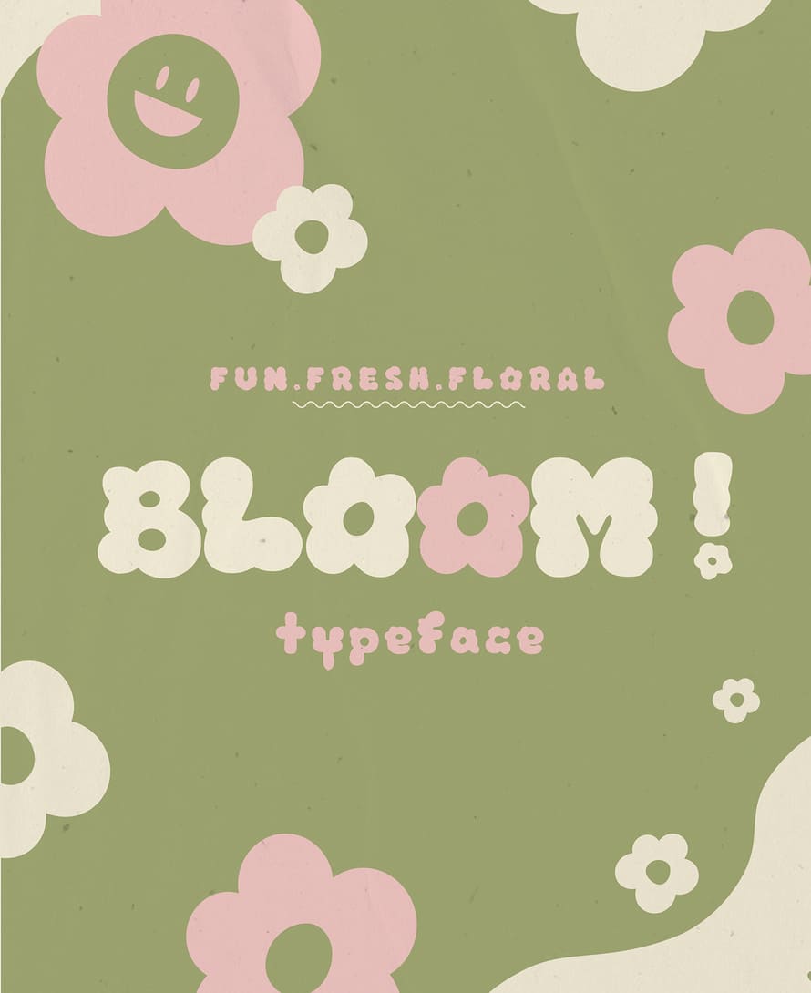 Free Floral Display Font