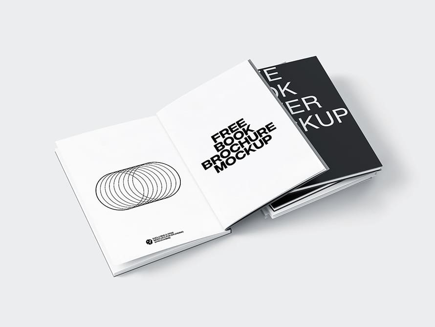 Free Inner Pages and Cover Book Mockups