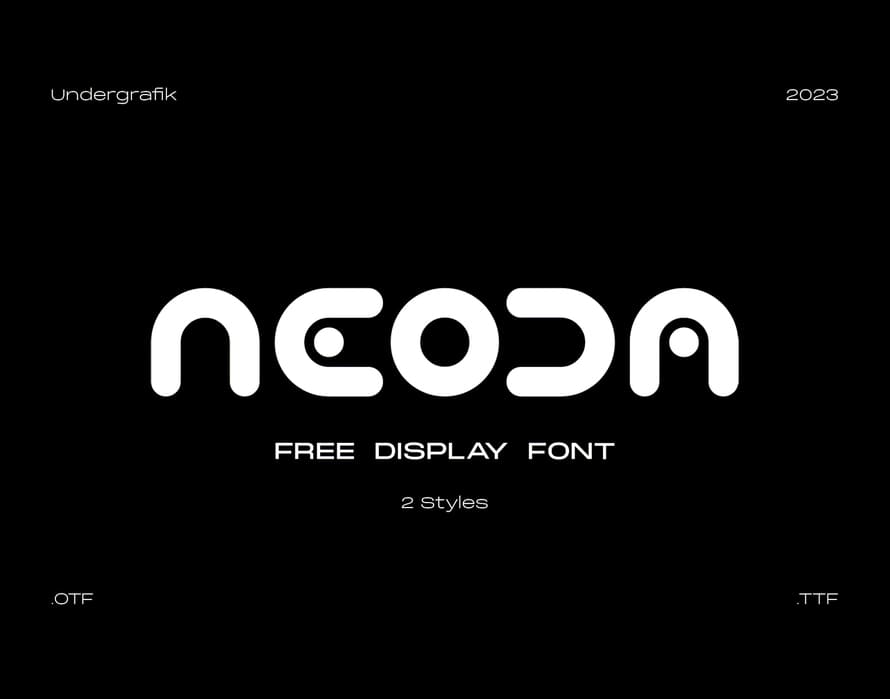 Neoda Free Font
