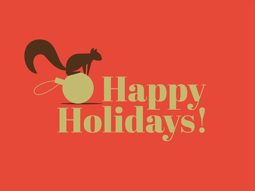A late happy holidays post Logo by Shmart Studio