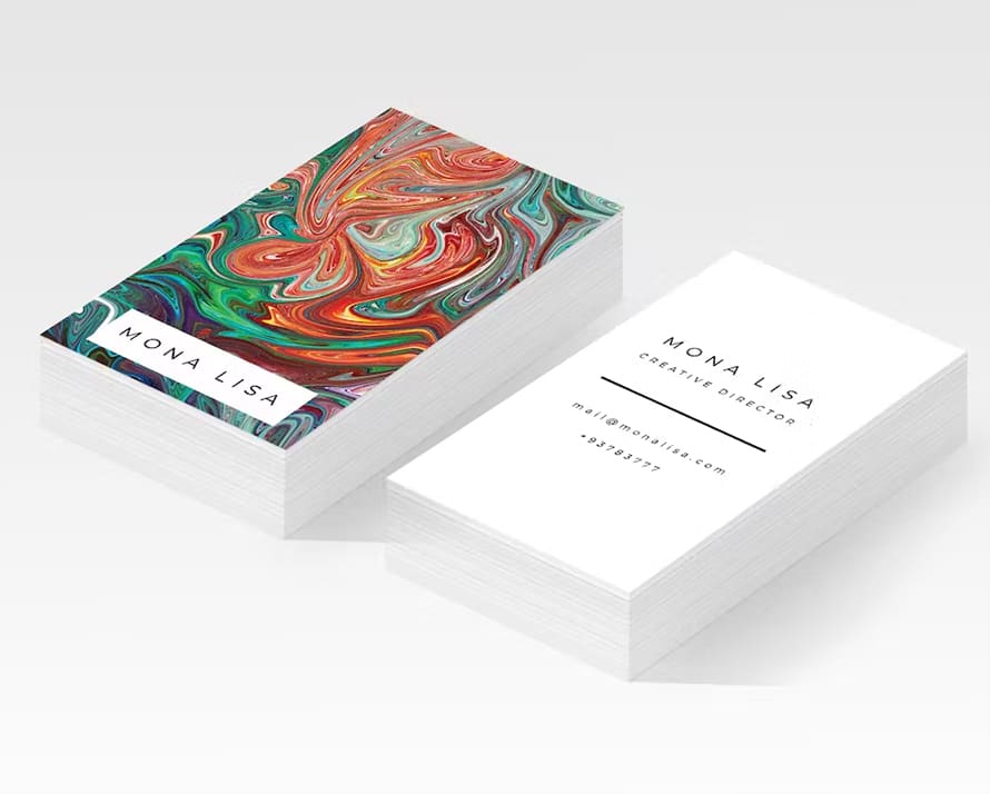 Abstract Design Business Card Template