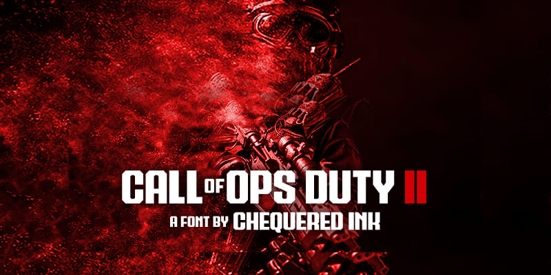 Call of Ops Duty Font