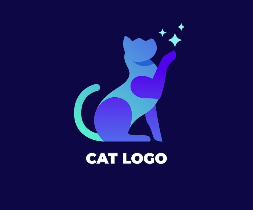 Gradient Cat Logo