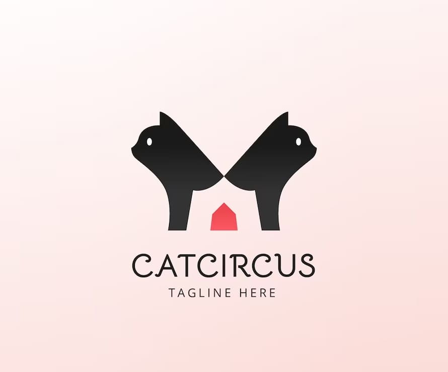 Circus Cat Logo Design