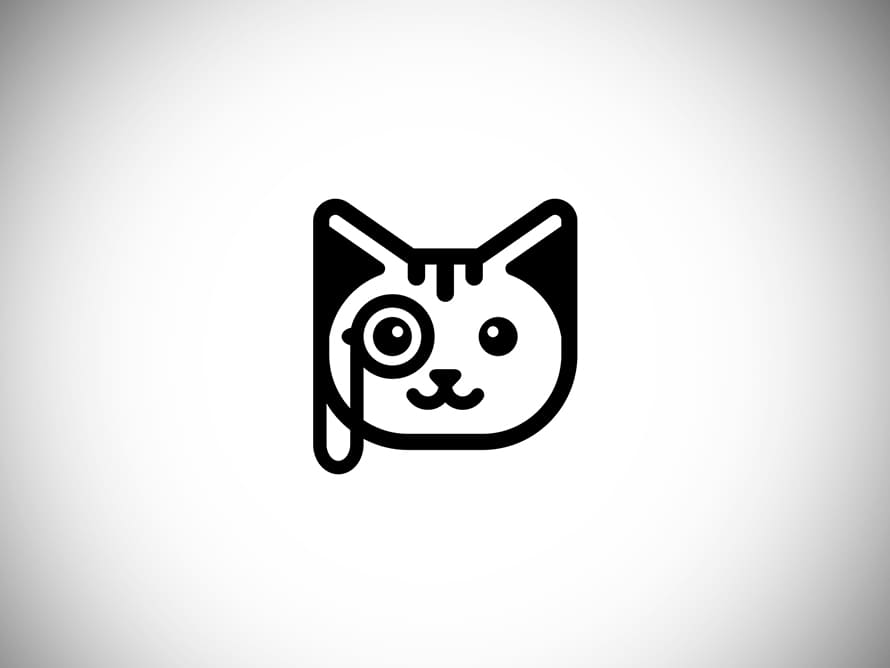 Detective Cat Logo