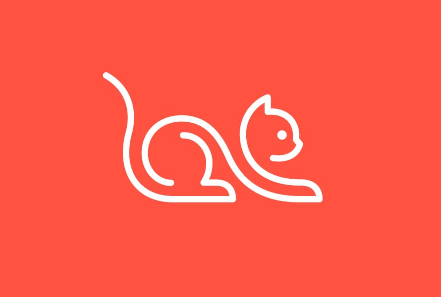 unique Cat Logo