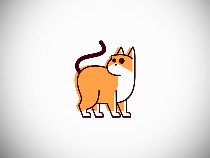 Attractive Cat Logo