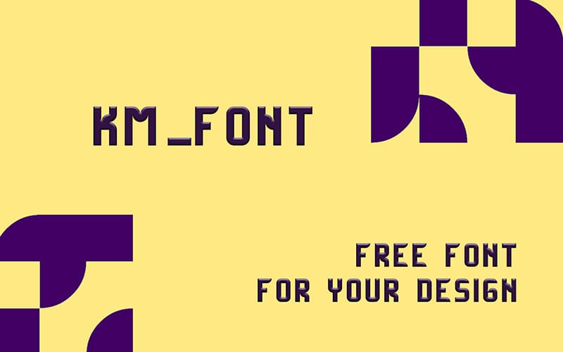 Free font KM