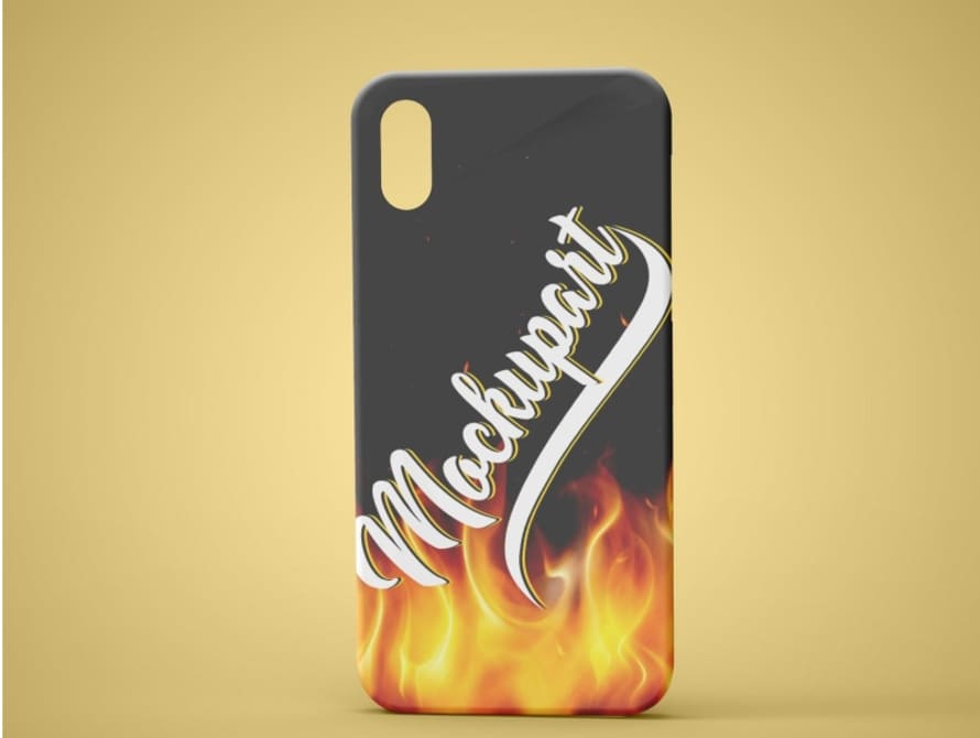 Free iPhone X Cover Mockup PSD Mockuphut Exclusive