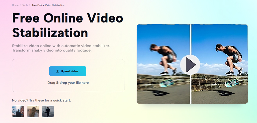 Online Video Stabilization Tool