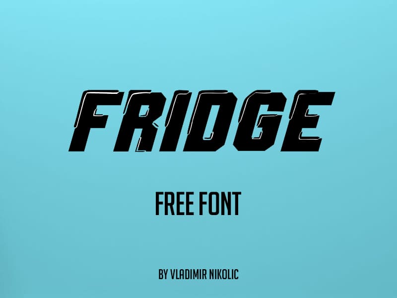 Fridge Font