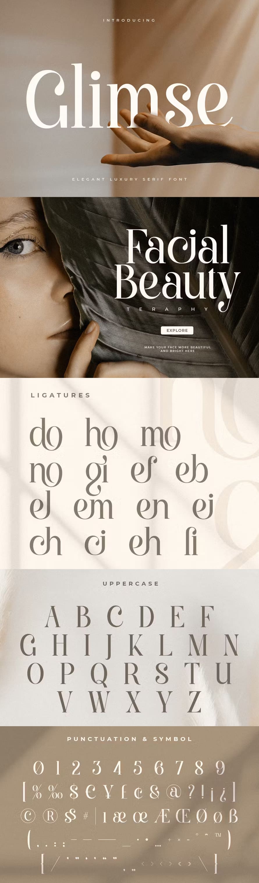 Glimse Elegant Luxury Serif Font