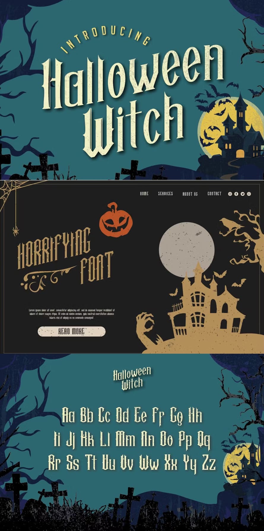 Halloween Witch Spooky Font