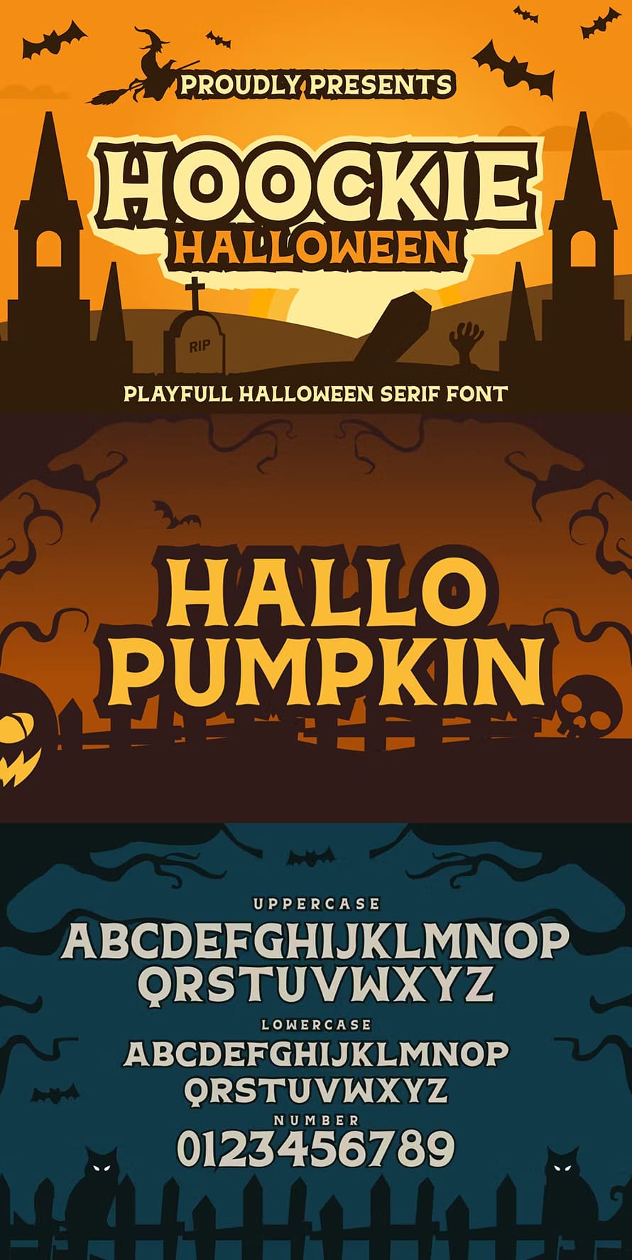 Hoockie Halloween Serif Font