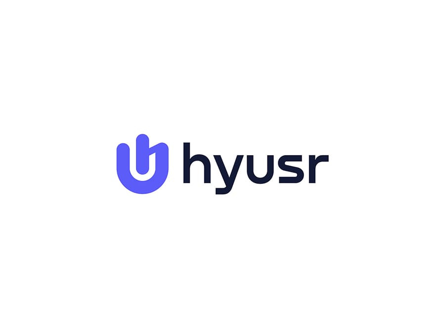 Hyusr Logo Branding by Pixtocraft for Knacky Studio