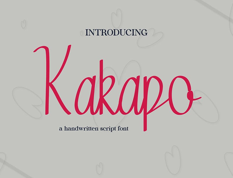 Kakapo Free Font