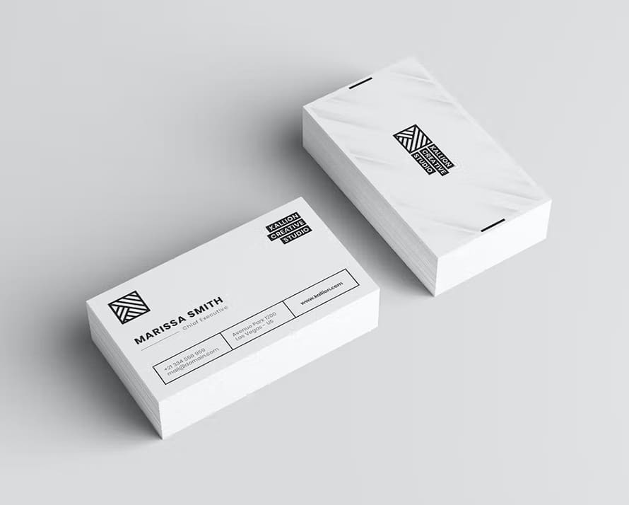 Minimal Clean Business Card Template